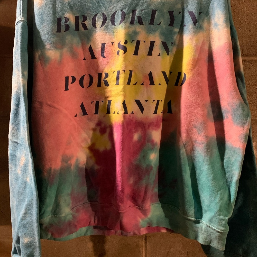 Tie dye sweater